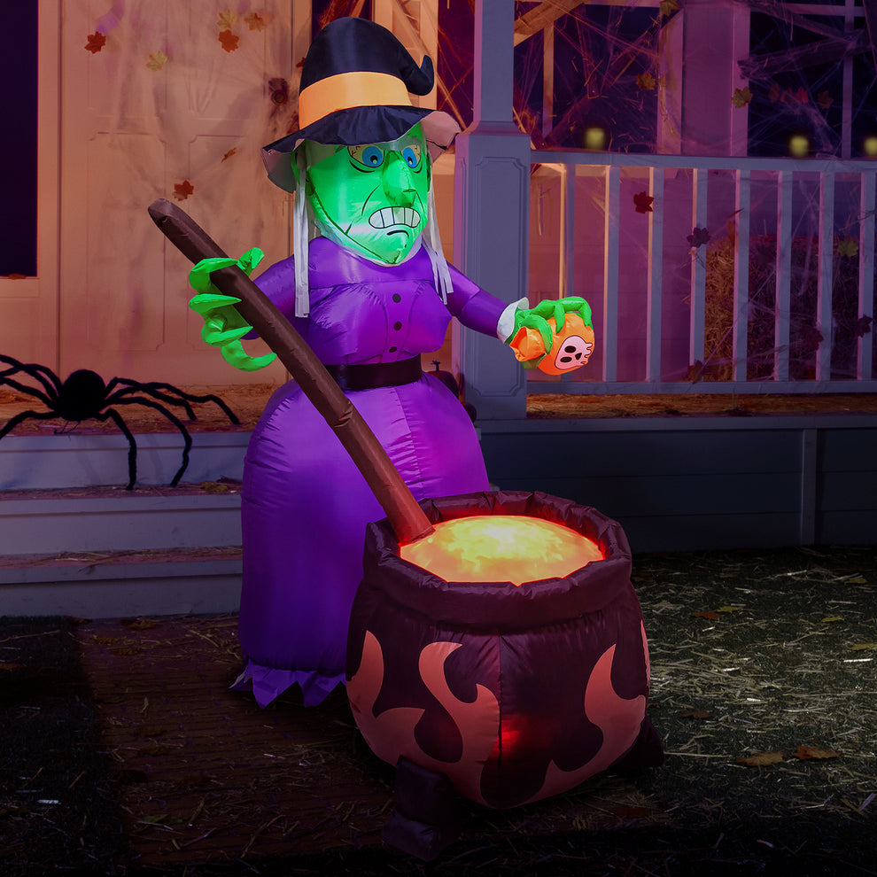 WITCH WITH CAULDRON INFLATABLE – JOIEDOMI