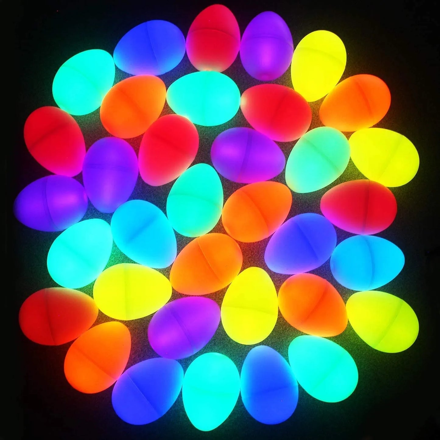 144Pcs Mini Glow Sticks Prefilled Easter Glow Eggs