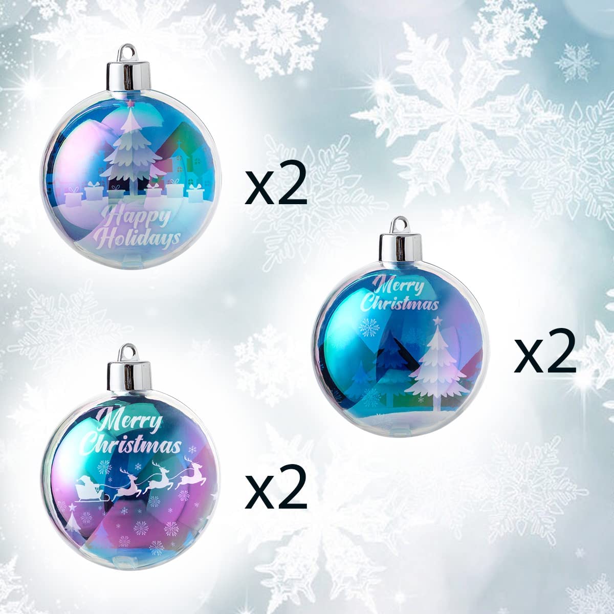 Photo Christmas Ball Ornaments