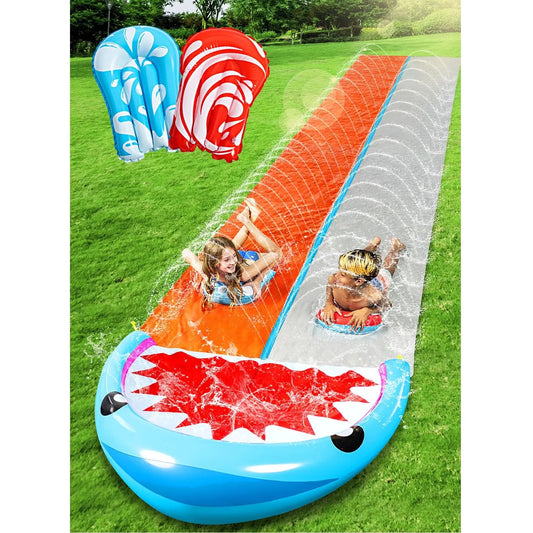 21ft Deluxe Water Slide with 2 Bodyboards