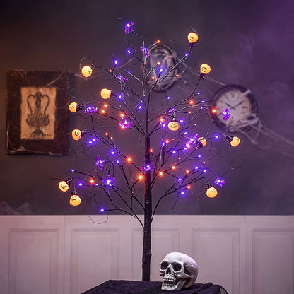 6ft Spooky Tree Pumpkin Decoration