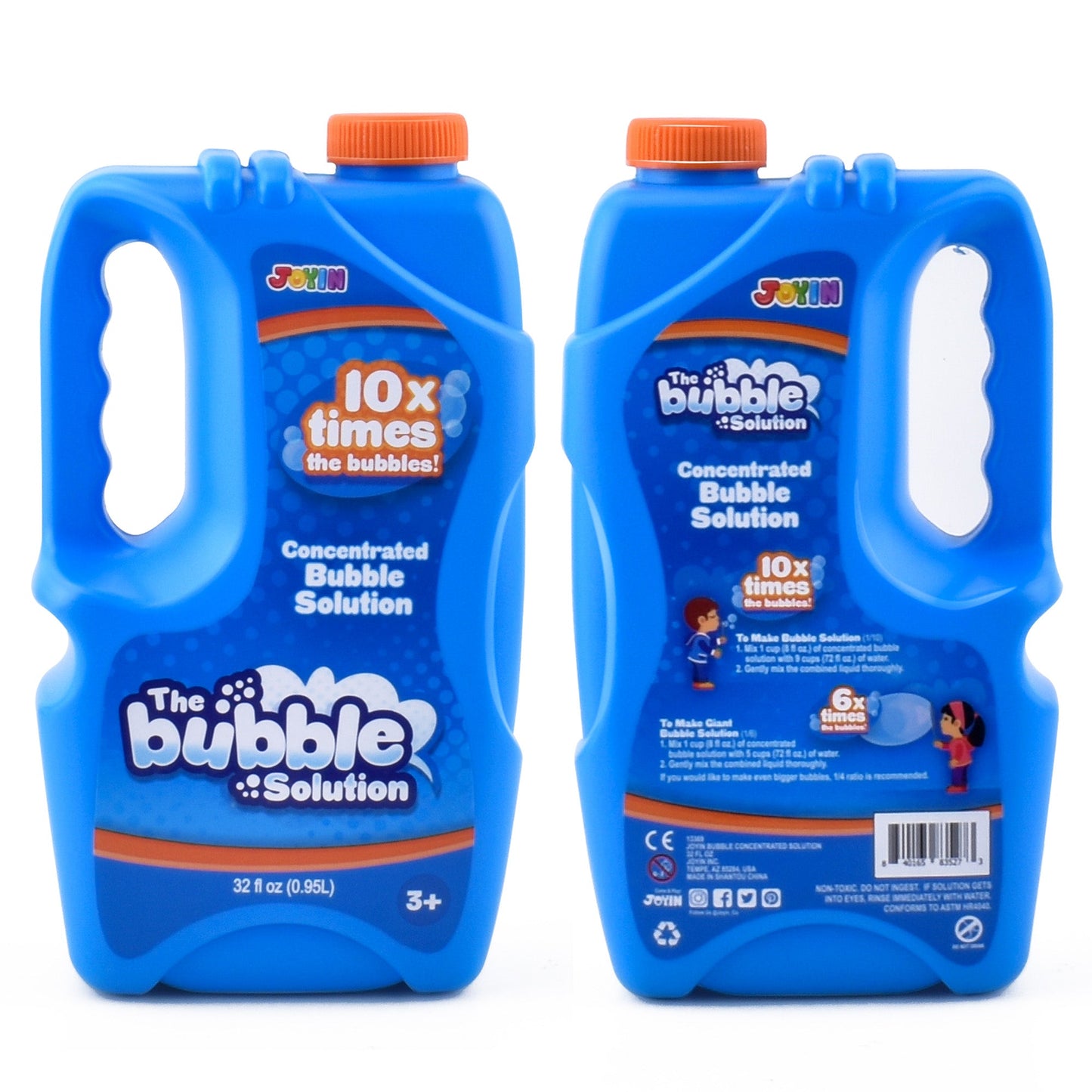 32 oz Bubble Solution Concentrated, 2 pcs Blue