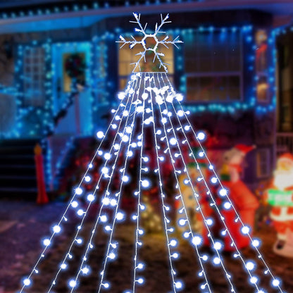 Christmas Lights Outdoor Snowflake String Lights