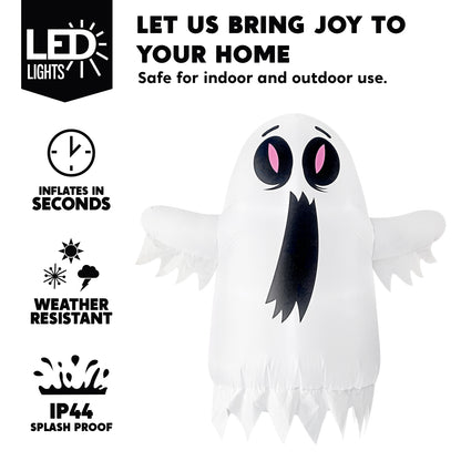 4ft Halloween Inflatable Thrilling Floating Ghost