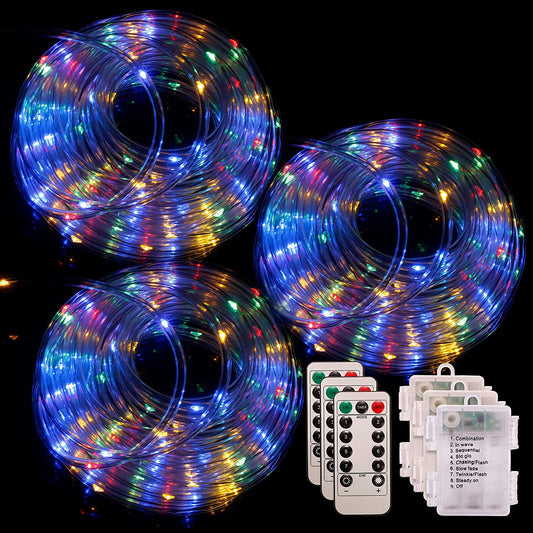 46ft 120  LED Rope Light Multicolor 3Pcs