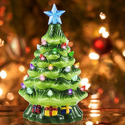 7in Mini Prelit Tabletop Christmas Tree