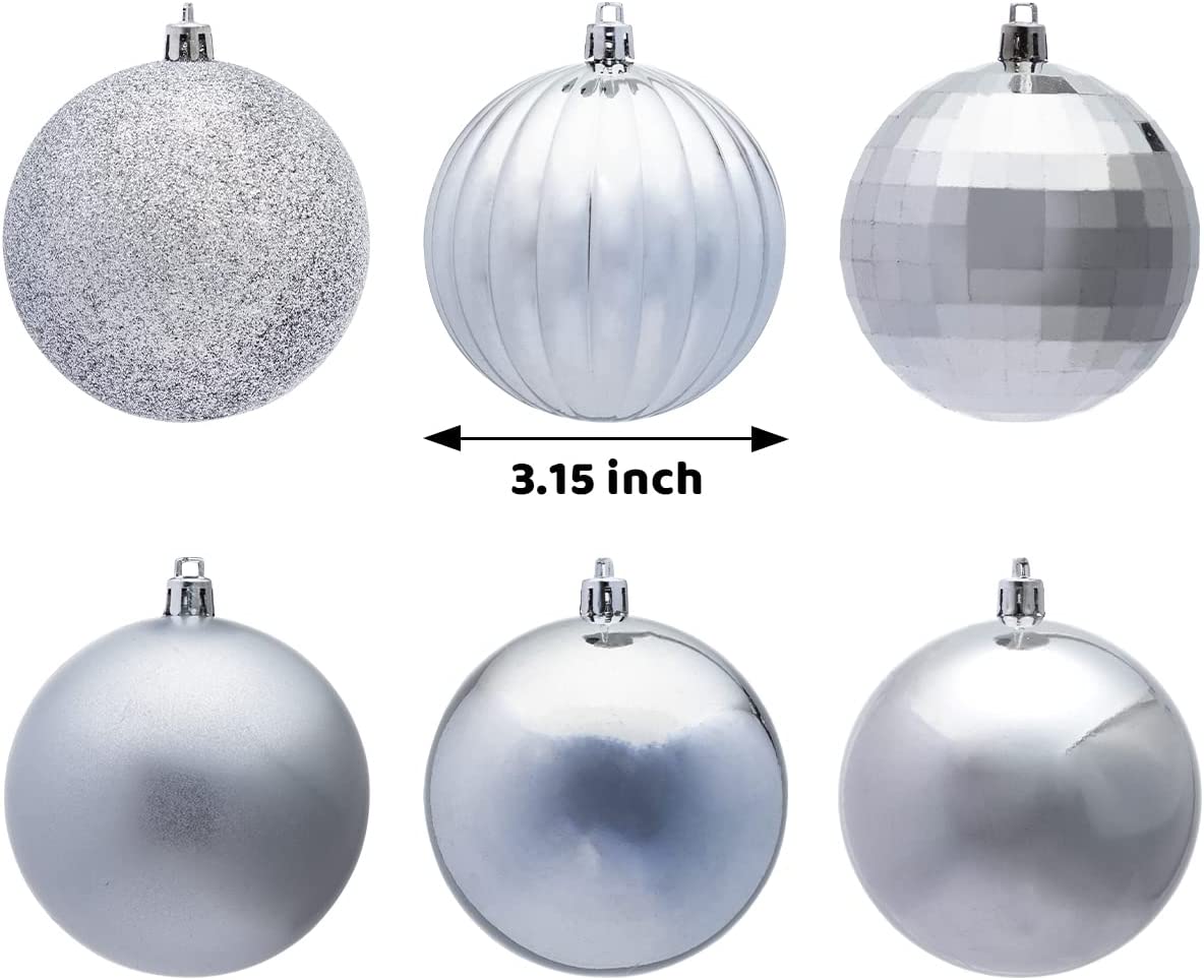 18Pcs Christmas Ball Ornaments