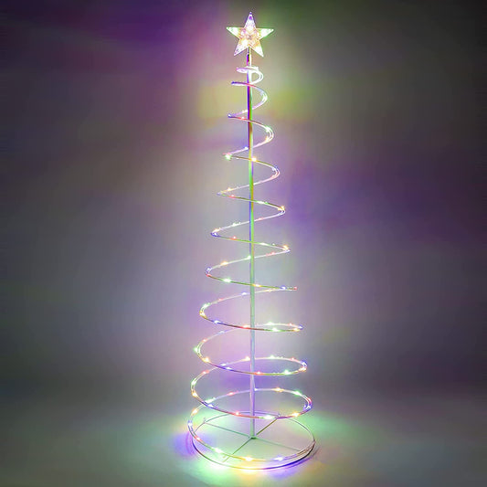 5ft Lighted Spiral Christmas Tree