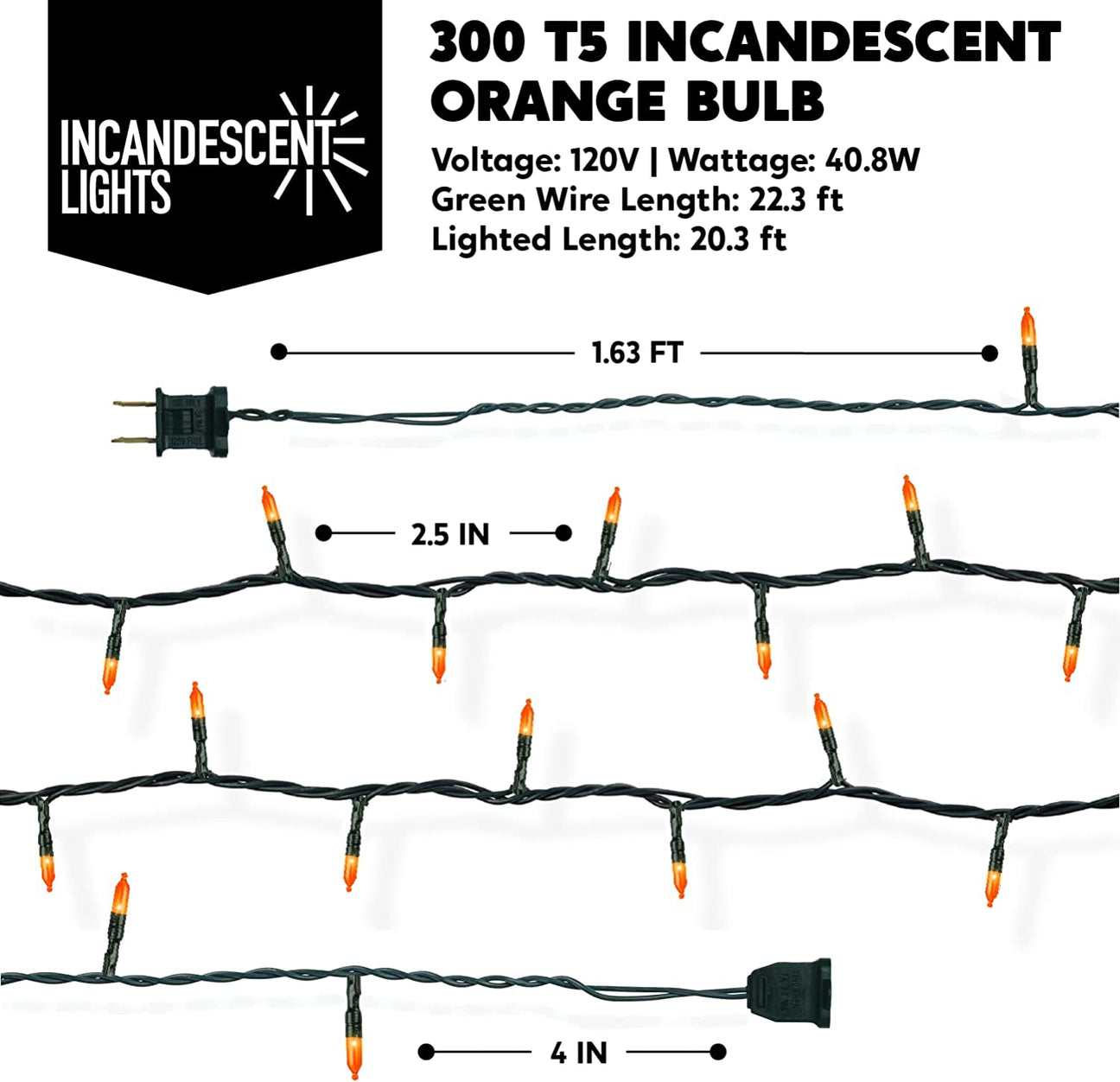 100 Count Blue Green Wire String Lights 3 Set Joiedomi