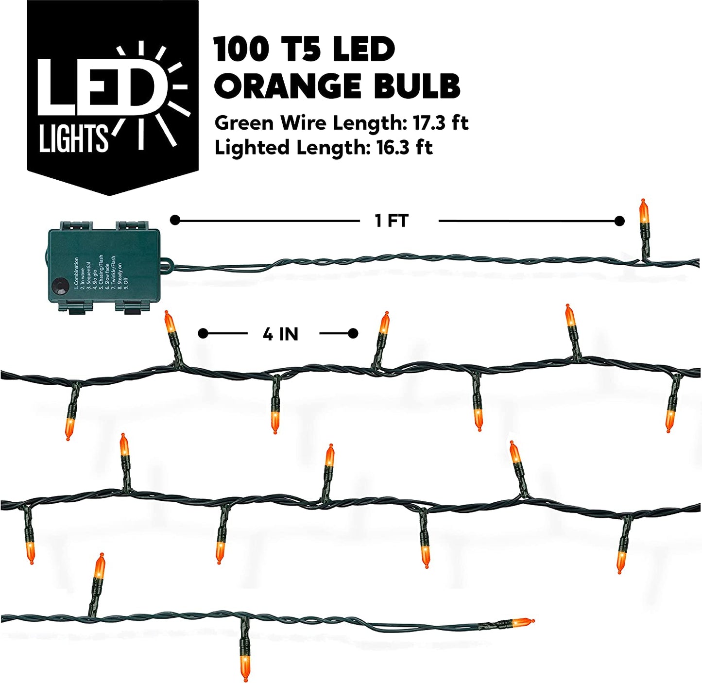 2 Sets of 50-Count String Lights