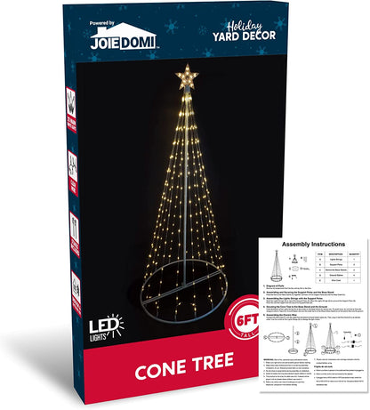 6ft Lightshow Cone Christmas Tree