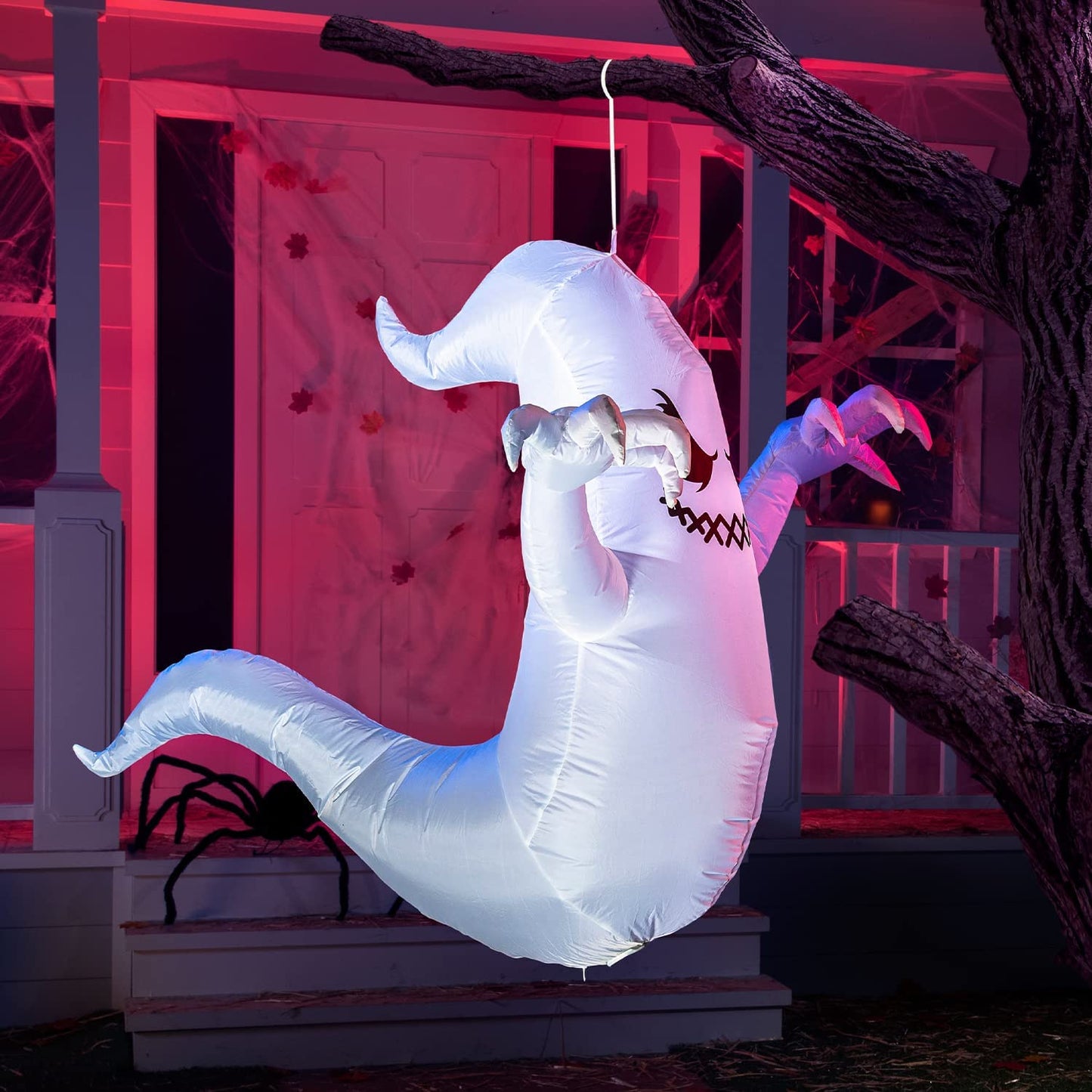 5ft Halloween Inflatable Hanging Boogie Ghost
