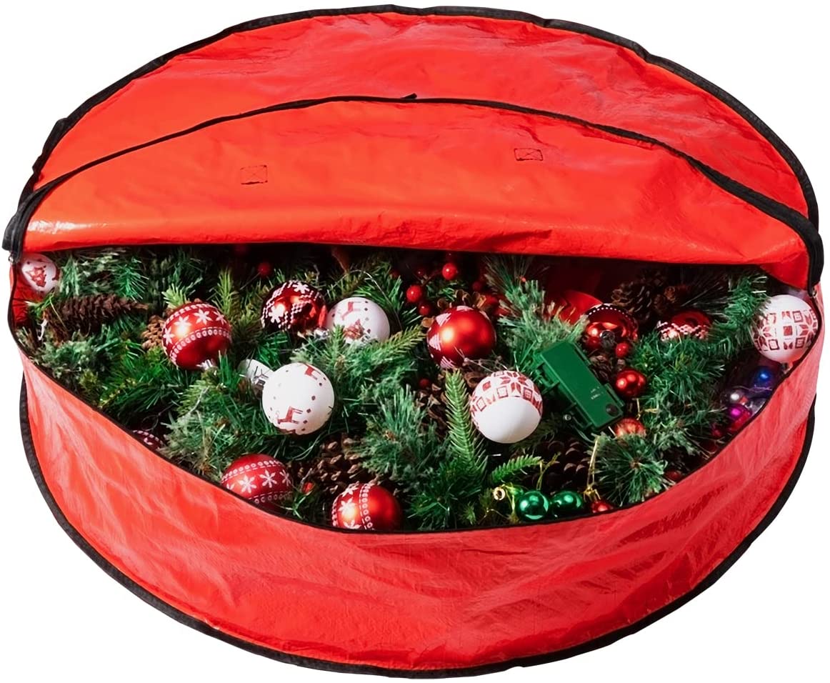 Christmas Wreath Storage Bag, 2 Pack