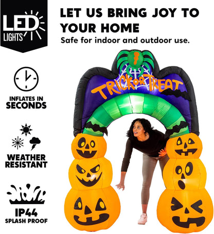 7ft Halloween Inflatable Pumpkin Arch