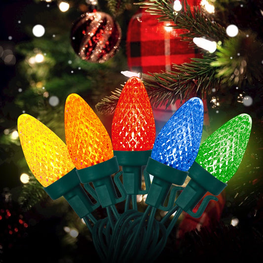 34ft 50 Count Multicolor Christmas String Lights