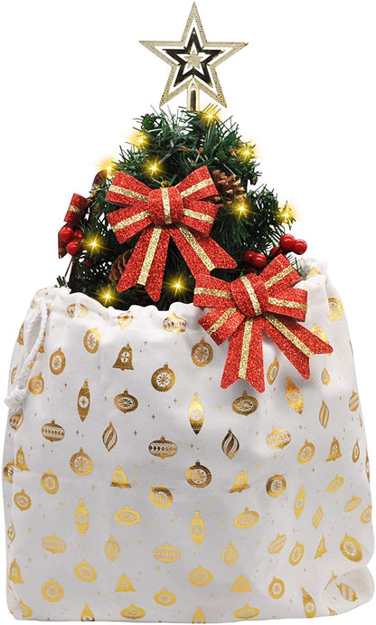 24in Prelit Tabletop Christmas Tree with Tree Skirt