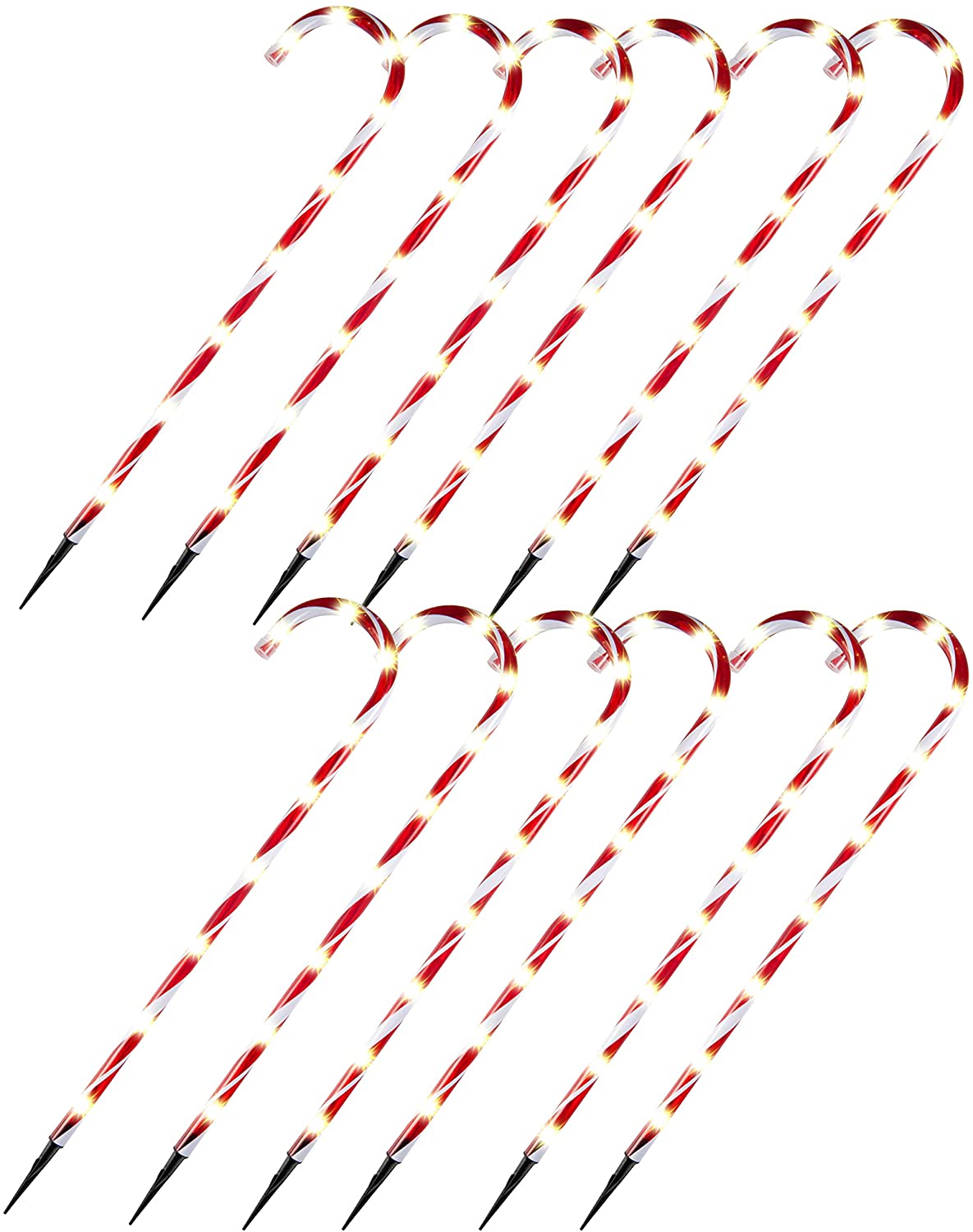 28in Candy Cane Pathway Markers