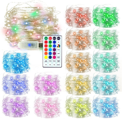 100 LED Color Changing Fairy Lights