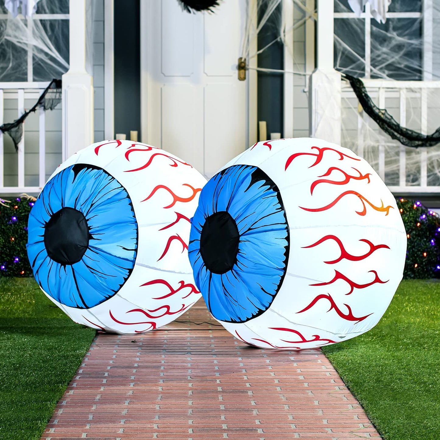 3ft Halloween Inflatable Large Set of Eyes