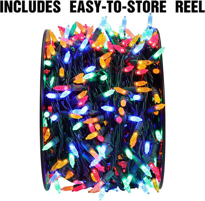 2x250 LED Christmas String Lights Multi Color with Reel
