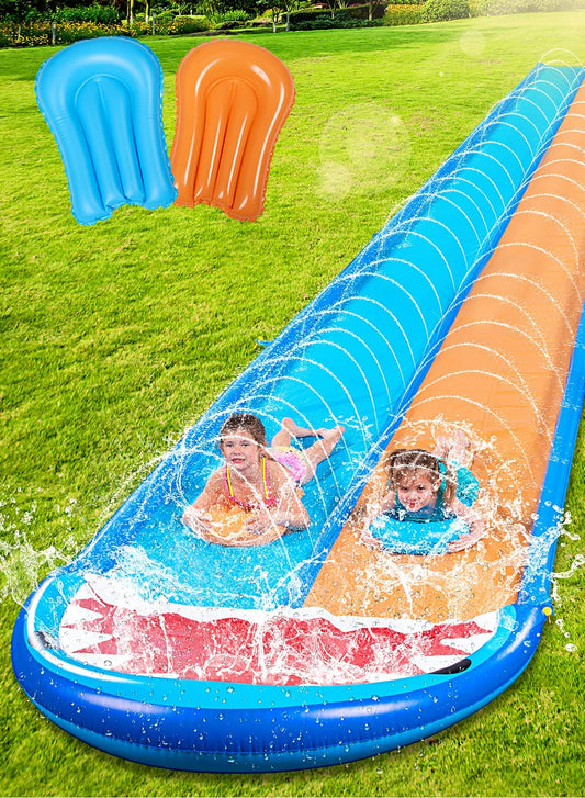 22.5ft Double Shark Water Slide (Mid sprinkler)