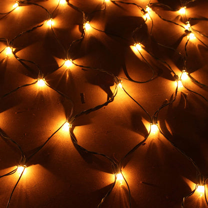 100 Incandescent Christmas Net Lights, Warm White