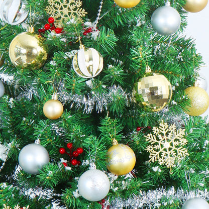 50 Pcs Gold & Silver Christmas Ornaments