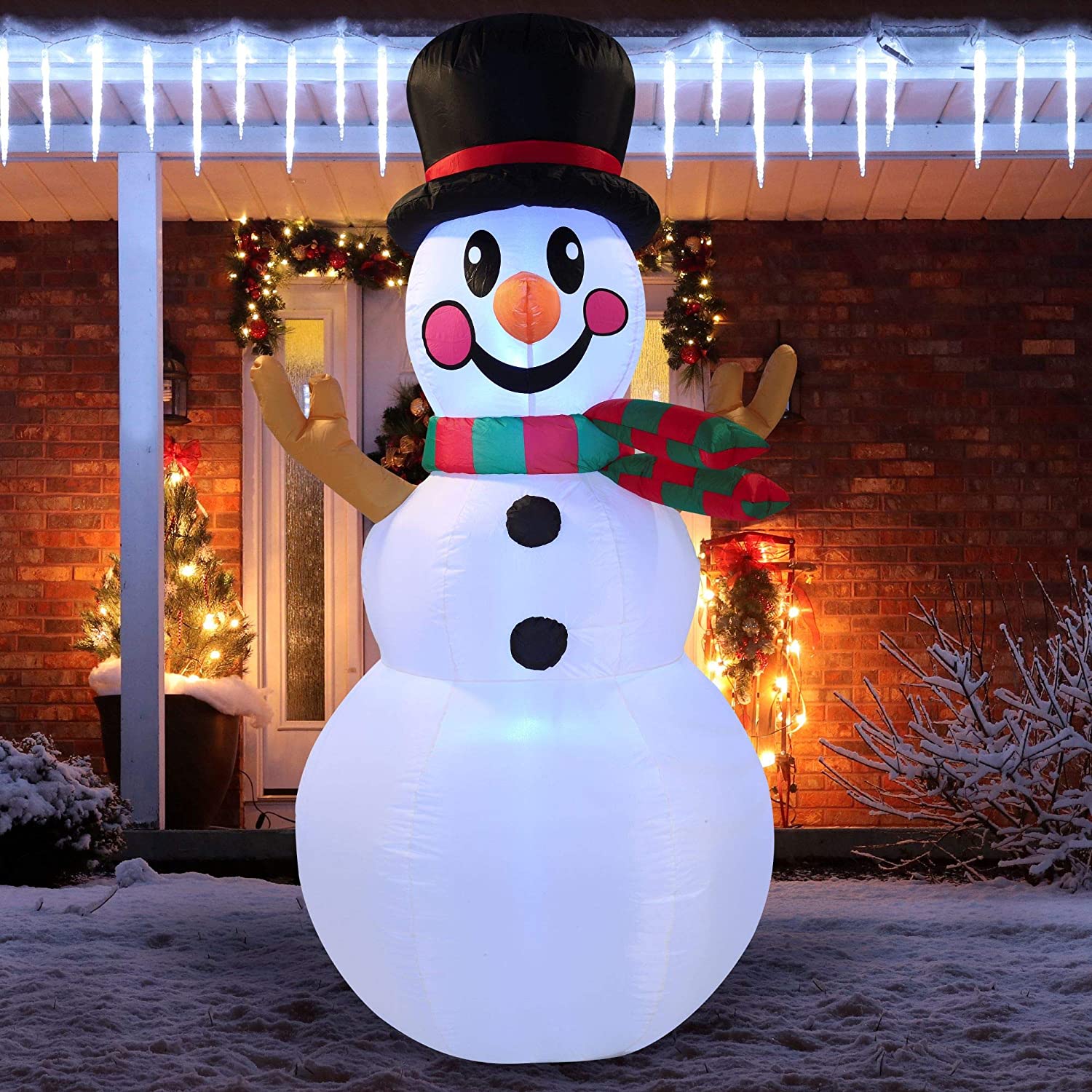 JOIEDOMI | LARGE SNOWMAN INFLATABLE V2 (6 FT)