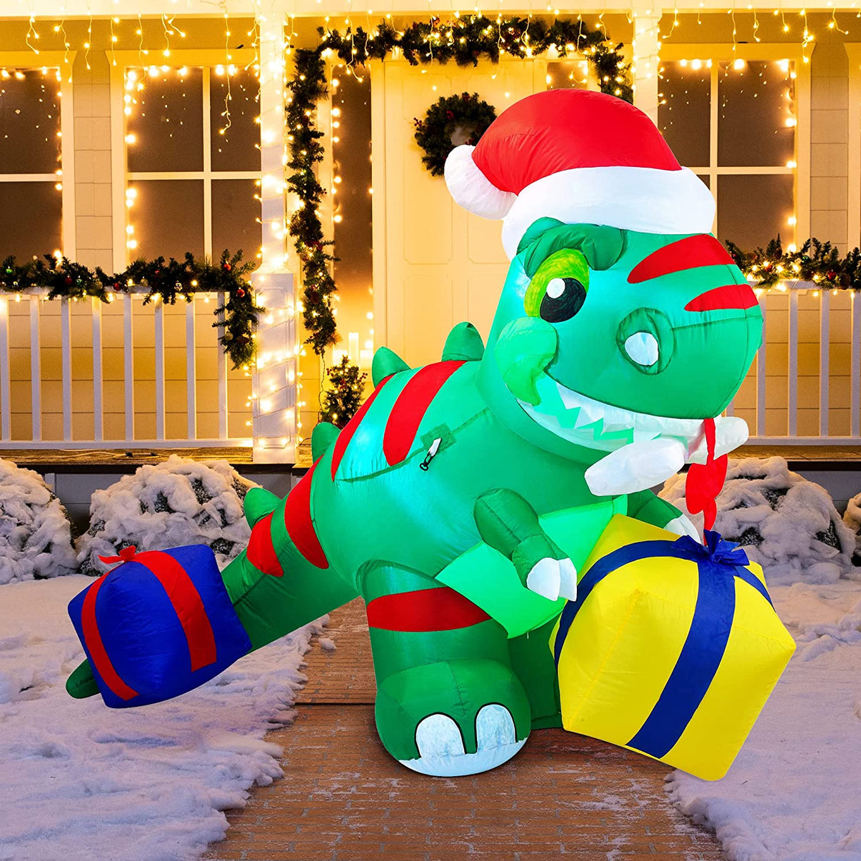 JOIEDOMI| LARGE DINOSAUR INFLATABLE (6 FT) – Joiedomi
