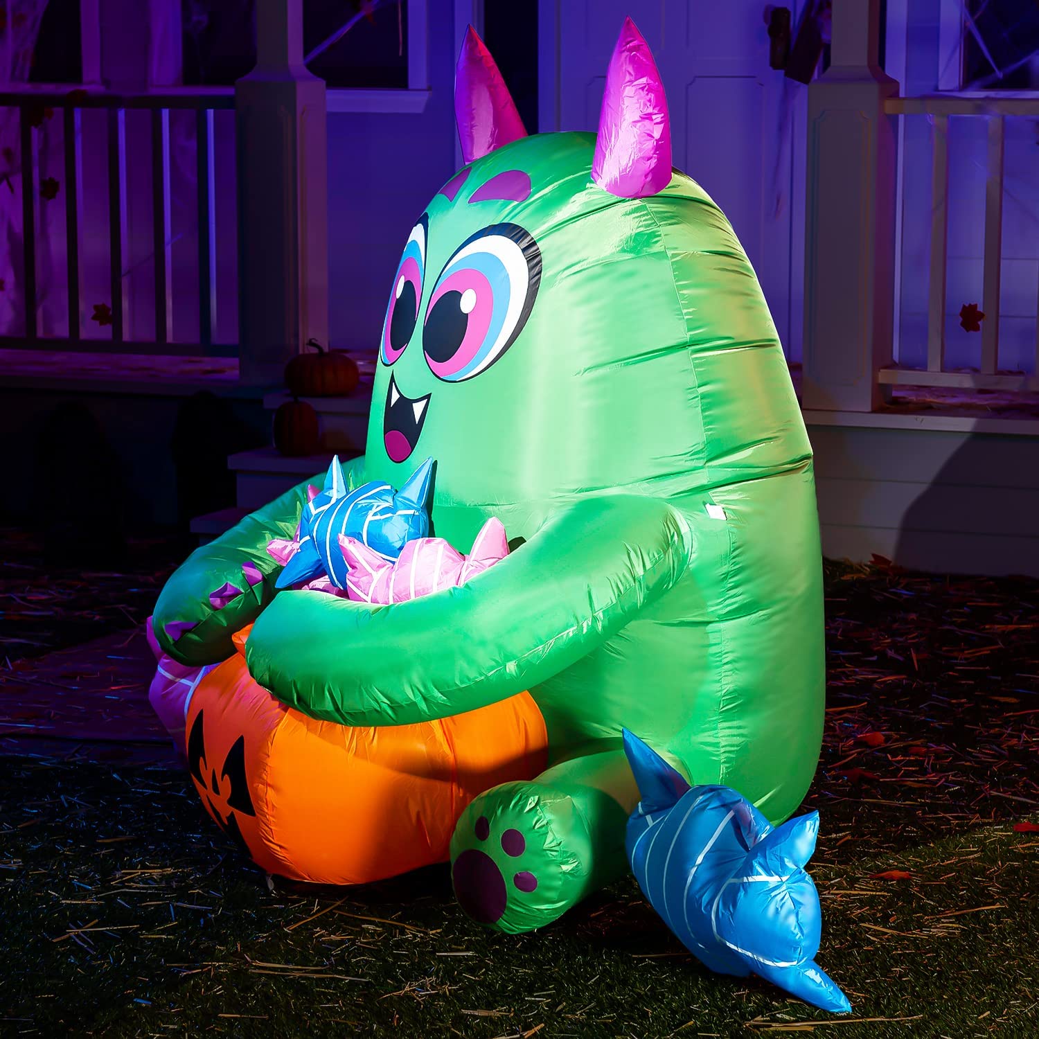 monsters inc inflatable 5ft Halloween Inflatable Monster Candy