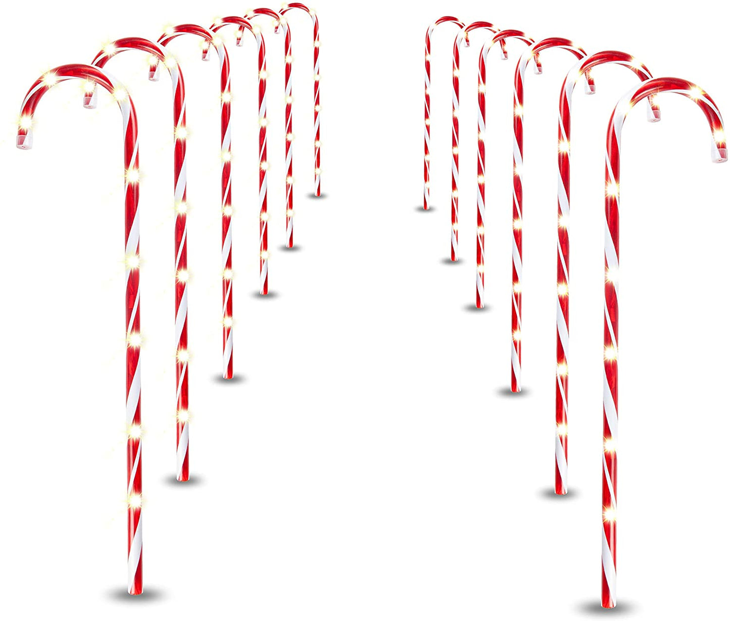 28in Candy Cane Pathway Markers