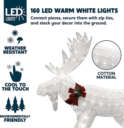 5ft Cotton Moose LED Yard Light