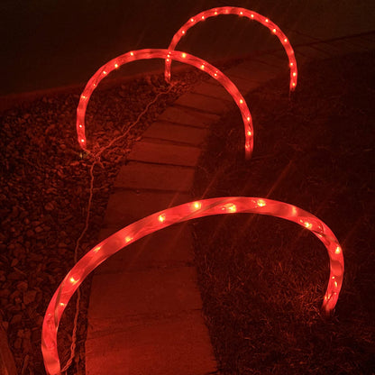 Candy Cane Pathway Markers Lights