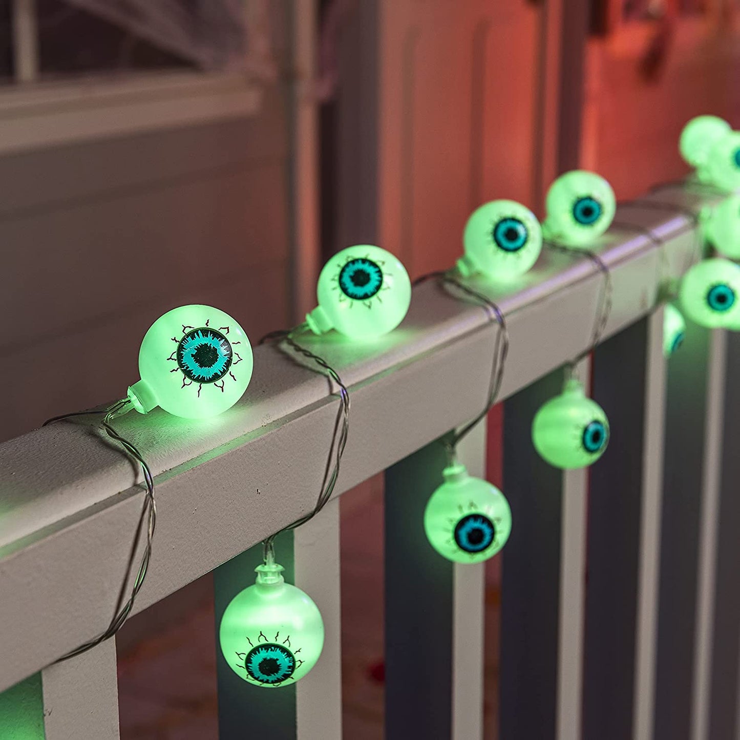 20.6 Ft Halloween Eyeball String Lights