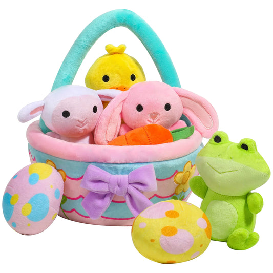 8Pcs Basket Plush