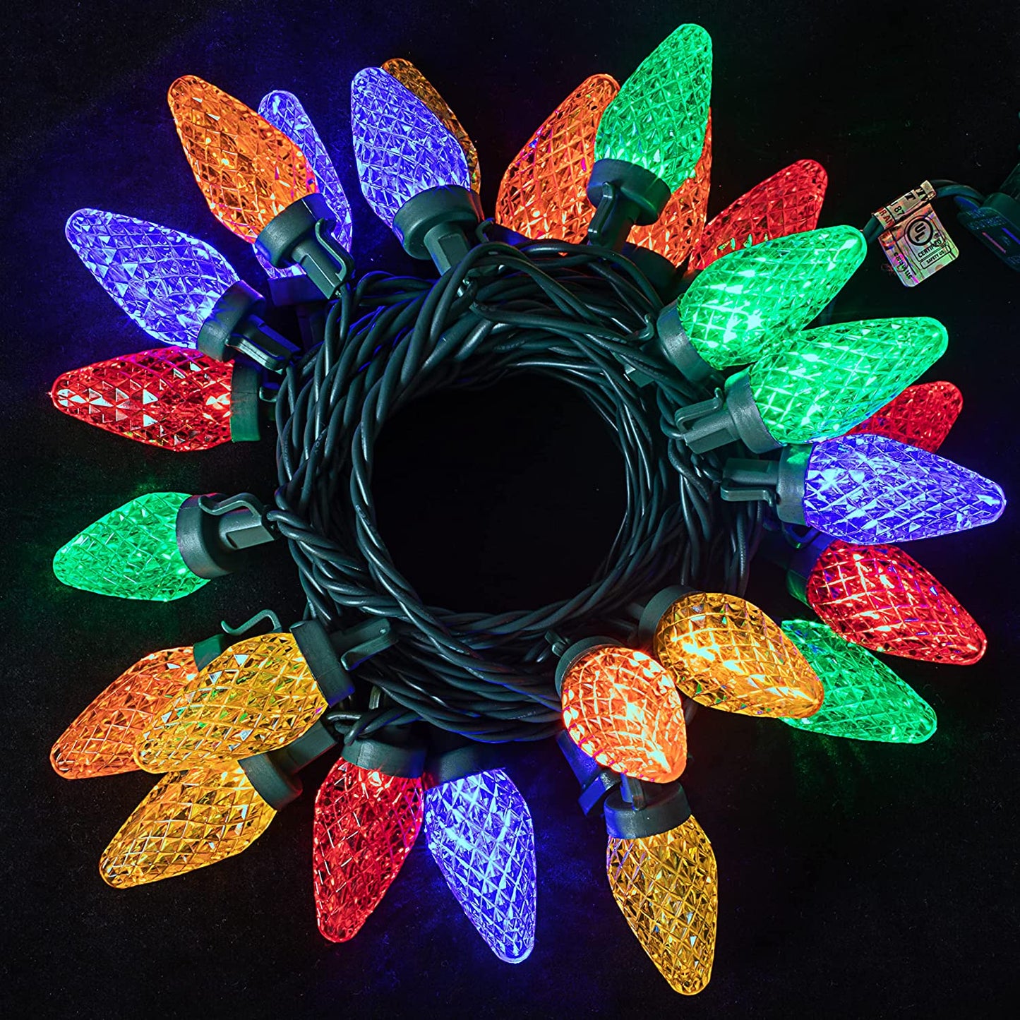 16.4FT 25 Count Christmas Multicolor String Lights