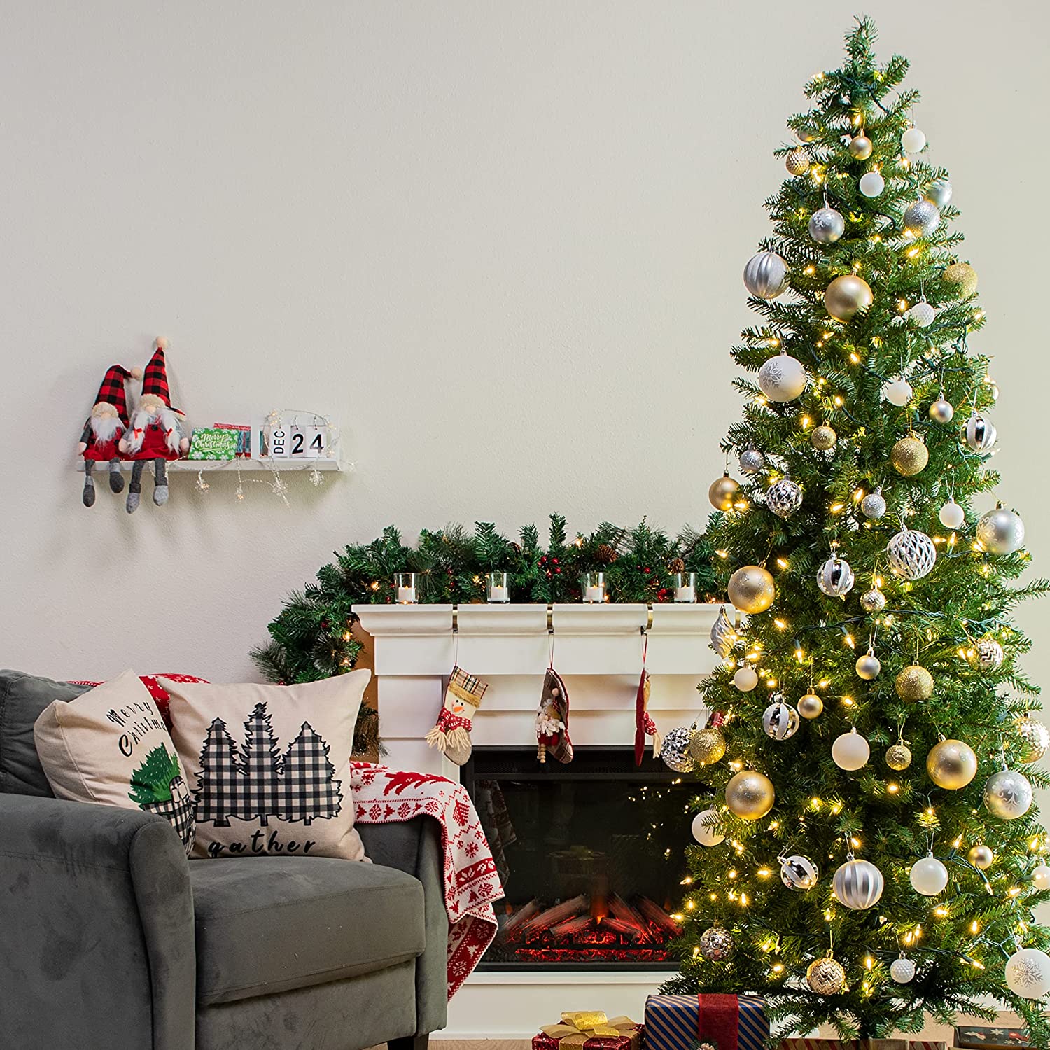 7ft pencil christmas deals tree