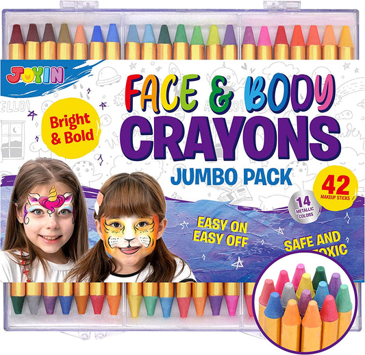 42 Pcs Face and Body Paint Crayons