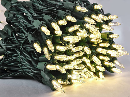 38.7ft 150 Count Christmas Clear LED String Lights