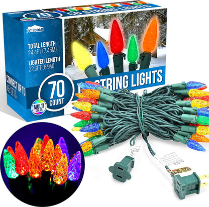 70-Count C6 Christmas Lights (Multicolor)