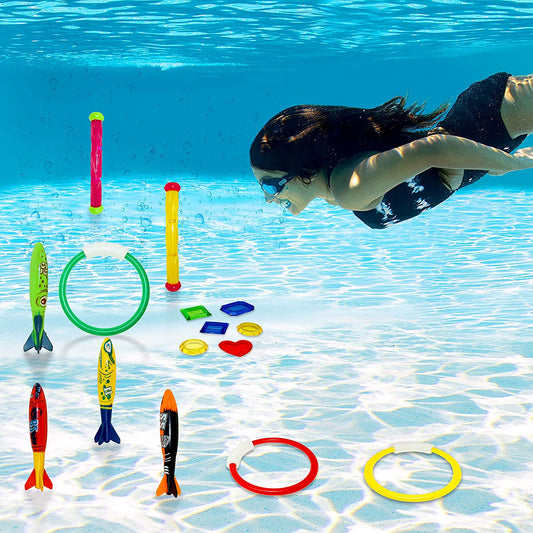 Sloosh - Summer Diving Toys, 18-piece Set