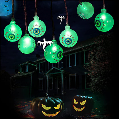 20.6 Ft Halloween Eyeball String Lights