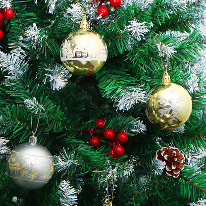 Christmas Ornaments Ball (Gold & Silver), 40 Pcs
