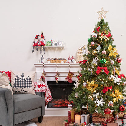6 Ft Prelit Christmas Tree with Decoration Kit