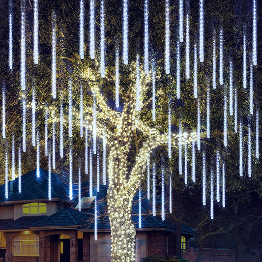 540 LEDs Christmas Meteor Shower Lights, White