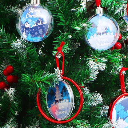 DIY Christmas Photo Ornaments, 6 Pcs