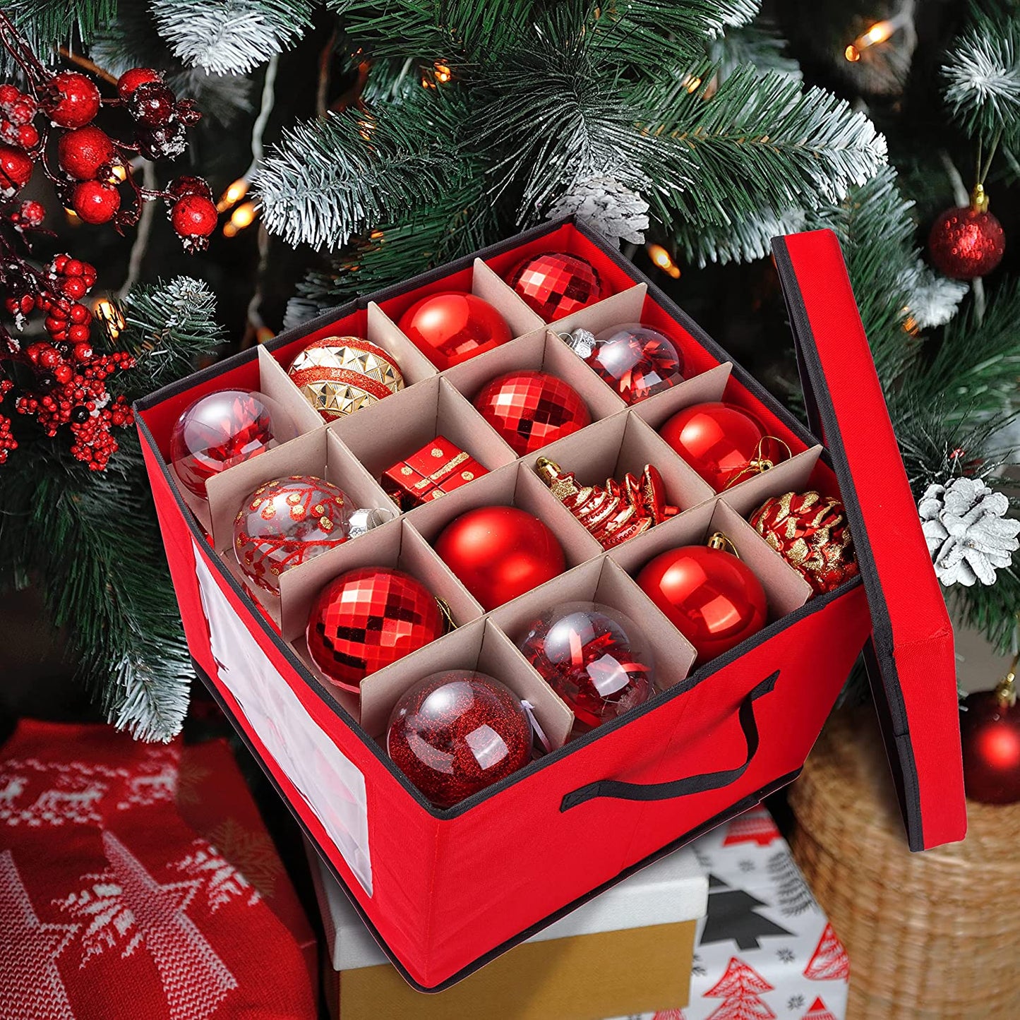 Christmas Ornament Oxford Storage Box