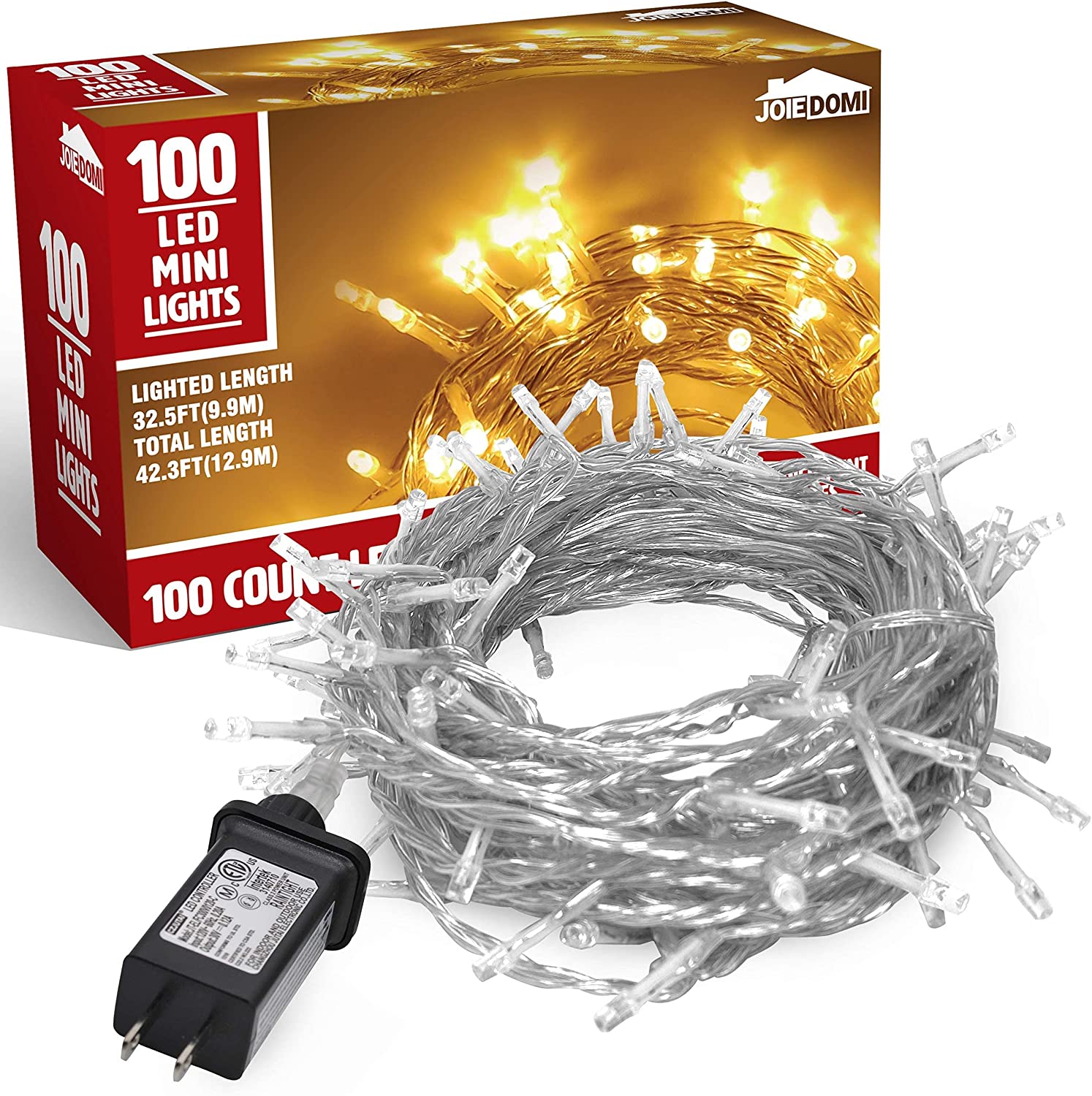 JOIEDOMI | 100 COUNT CHRISTMAS LED WARM LIGHTS – Joiedomi