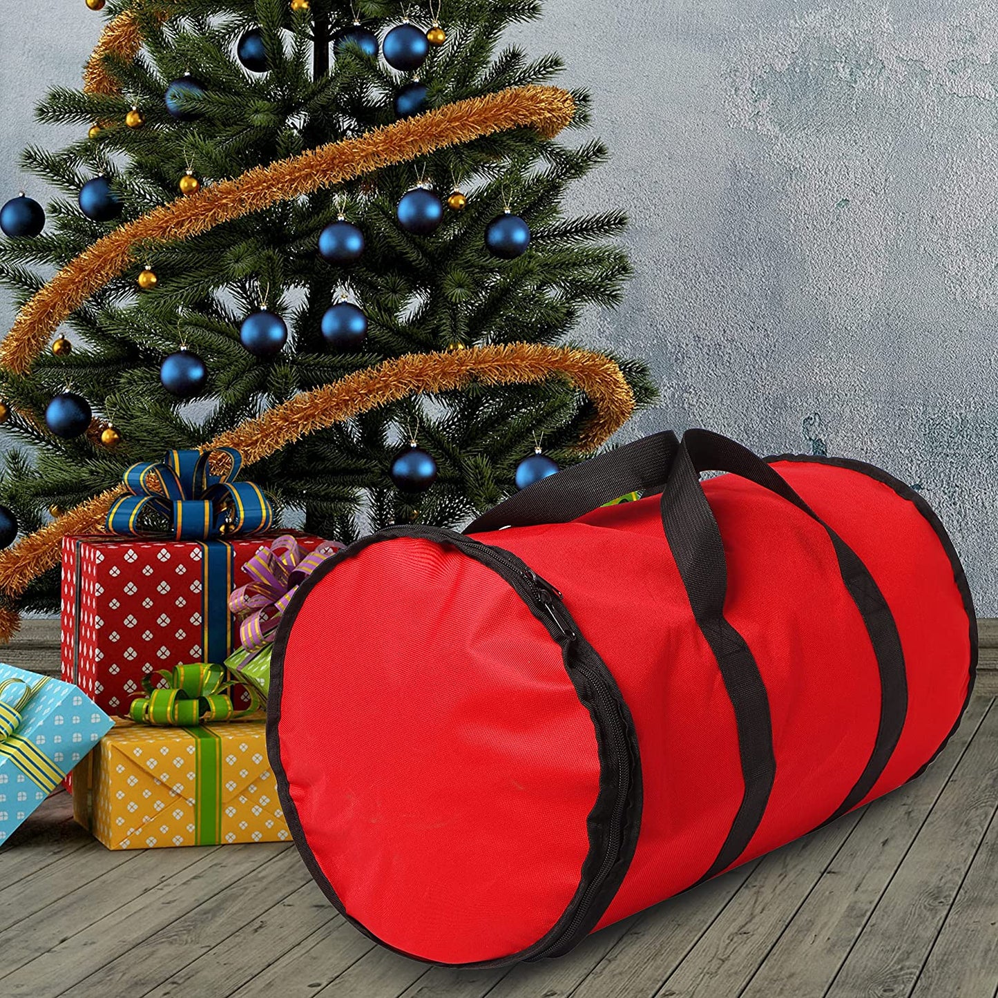 Christmas Light Storage Bag with 4 Metal Reels - Joiedomi