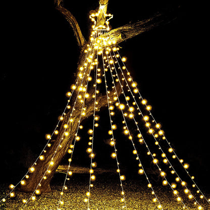 335 LED Tree Decoration Star Lights, Warm White